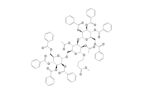 #16;3-(METHOXYCARBONYL)-PROPYL-2,4-DI-O-ACETYL-(2,3,4,6-TETRA-O-BENZOYL-ALPHA-D-MANNOPYRANOSYL)-(1->3)-[(2,3,4,6-TETRA-O-BENZOYL-ALPHA-D-MANNOPYRANOSYL)-(1->6)