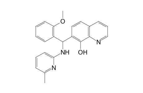 7-[(2-Methoxy-phenyl)-(6-methyl-pyridin-2-ylamino)-methyl]-quinolin-8-ol