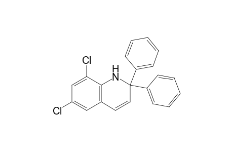 6,8-bis(chloranyl)-2,2-diphenyl-1H-quinoline