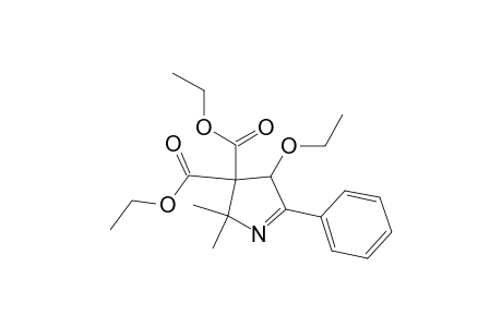 3H-Pyrrole-3,3-dicarboxylic acid, 4-ethoxy-2,4-dihydro-2,2-dimethyl-5-phenyl-, diethyl ester