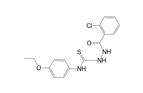 2-(2-chlorobenzoyl)-N-(4-ethoxyphenyl)hydrazinecarbothioamide