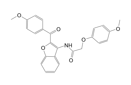 N-[2-(4-methoxybenzoyl)-1-benzofuran-3-yl]-2-(4-methoxyphenoxy)acetamide