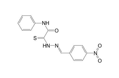 2-[2-(4-nitrobenzylidene)hydrazino]-N-phenyl-2-thioxoacetamide
