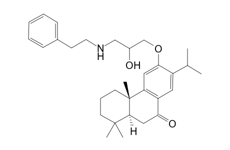 12-{2-Hydroxy-3-[(2-phenylethyl)amino] propoxy}abieta-8,11,13-trien-7-one