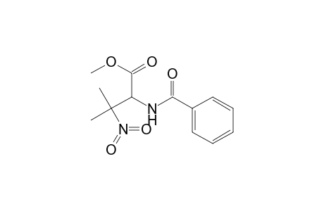 Butanoic acid, 2-(benzoylamino)-3-methyl-3-nitro-, methyl ester