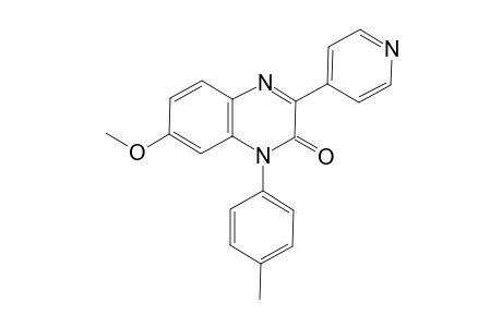 7-Methoxy-1-(4-methylphenyl)-3-(pyridin-4-yl)quinoxalin-2(1H)-one