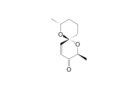 (2SR,6SR,8RS)-2,8-DIMETHYL-1,7-DIOXASPIRO-[5.5]-UNDEC-4-EN-3-ONE