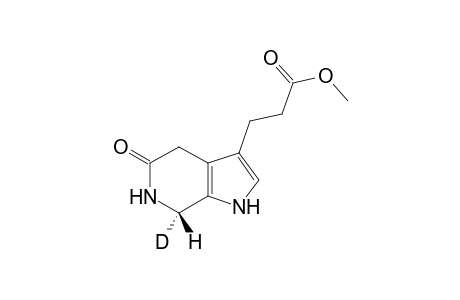 Methyl 3-[(7S)-5-oxo(7-2H1)-4,5,6,7-tetrahydro-1H-pyrrolo[2,3-c]pyridin-3-yl]propanoate
