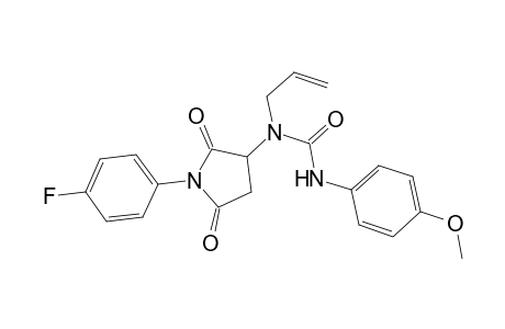 1-Allyl-1-[1-(4-fluorophenyl)-2,5-diketo-pyrrolidin-3-yl]-3-(4-methoxyphenyl)urea