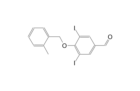 3,5-diiodo-4-[(2-methylbenzyl)oxy]benzaldehyde