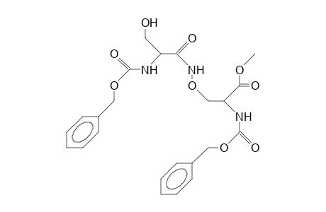 2,7-Bis(benzyloxycarbonylamino)-1-hydroxy-7-methoxycarbonyl-4-aza-5-oxa-heptane