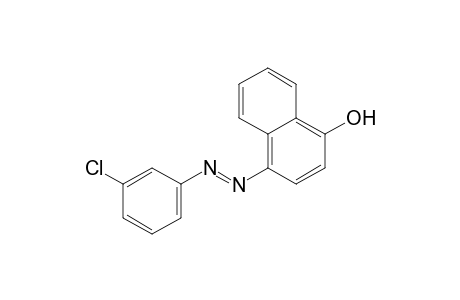 4-[(m-chlorophenyl)azo]-1-naphthol