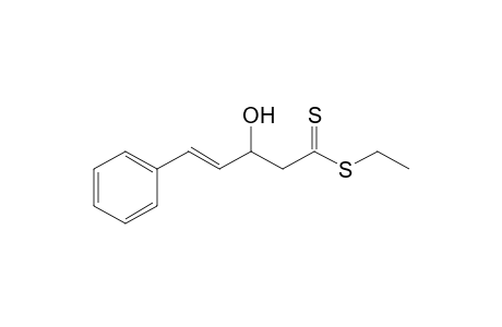 Ethyl 3-hydroxy-5-phenyl-4-pentenedithioate