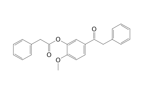 3'-hydroxy-4'-methoxy-2-phenylacetophenone, phenylacetate