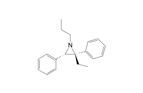 (2R*,3S*)-2-Ethyl-2,3-diphenyl-1-propylaziridine