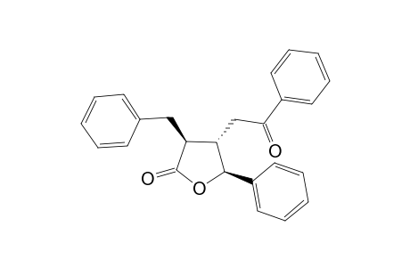 (3S,4S,5S)-3-benzyl-4-phenacyl-5-phenyl-tetrahydrofuran-2-one