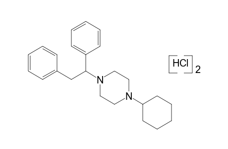 1-Cyclohexyl-4-(1,2-diphenylethyl)piperazine diHCl