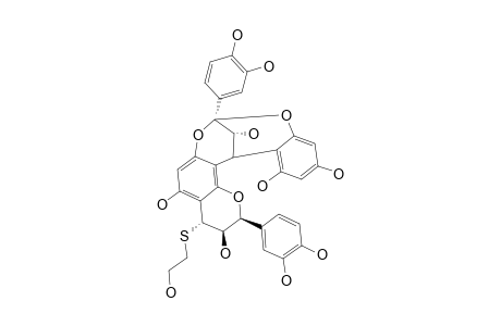 EPICATECHIN-(4-BETA->8,2-BETA->O->7)-EPICATECHIN-(4-ALPHA->8)-EPICATECHIN-4'-(2-HYDROXYETHYL)-THIOETHER