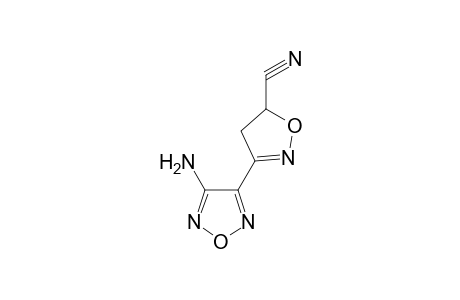 3-(4-Amino-1,2,5-oxadiazol-3-yl)-4,5-dihydro-5-isoxazolecarbonitrile