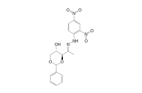 D-erythro-2-Pentulose, 1-deoxy-3,5-O-(phenylmethylene)-, (2,4-dinitrophenyl)hydrazone