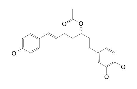 (3R)-3-ACETOXY-1-(3,4-DIHYDROXYPHENYL)-7-(4-HYDROXYPHENYL)-(6E)-6-HEPTENE