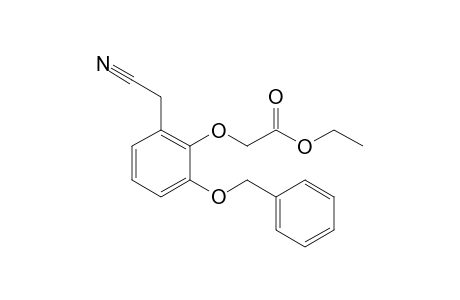 Ethyl 2-benzyloxy-6-(cyanomethyl)phenoxyacetate