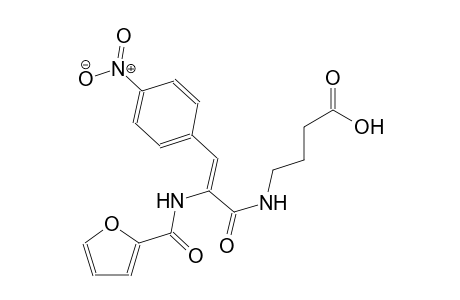 4-{[(2Z)-2-(2-furoylamino)-3-(4-nitrophenyl)-2-propenoyl]amino}butanoic acid
