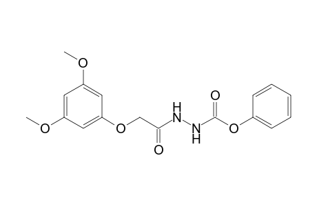 N-[[2-(3,5-dimethoxyphenoxy)-1-oxoethyl]amino]carbamic acid phenyl ester