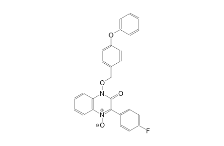 3-(4-fluorophenyl)-1-[(4-phenoxybenzyl)oxy]-2(1H)-quinoxalinone 4-oxide