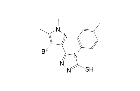 5-(4-bromo-1,5-dimethyl-1H-pyrazol-3-yl)-4-(4-methylphenyl)-4H-1,2,4-triazole-3-thiol