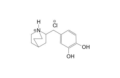 1-azoniabicyclo[2.2.2]octane, 2-[(3,4-dihydroxyphenyl)methyl]-,chloride