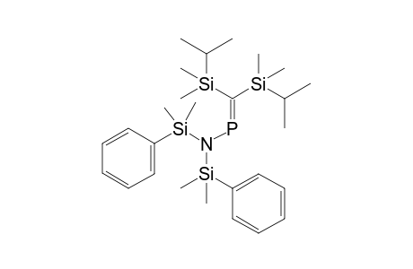 P-Bis(phenyldimethylsilyl)amino[bis(isopropyldimethylsilyl)methylene]phosphane