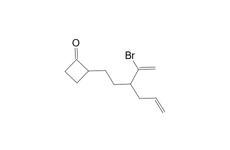 2-[3'-(1''-bromoethenyl)hex-5'-enyl]cyclobutanone