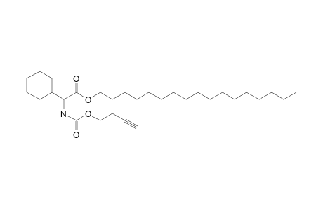 Glycine, 2-cyclohexyl-N-(but-3-yn-1-yl)oxycarbonyl-, heptadecyl ester