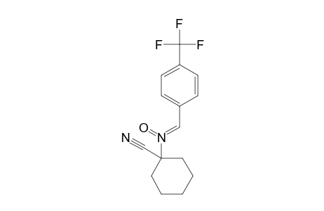 1-[N-(4-TRIFLUOROMETHYL-PHENYLMETHYLENE)]-AMINOCYCLOHEXANECARBONITRILE-N-OXIDE
