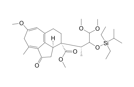 METHYL-(2ASR,3SR,2'RS,3'SR)-2,2A,3,4,5,8-HEXAHYDRO-7-METHOXY-3-(1,1-DIMETHOXY-2'-DIETHYLISOPROPYLSILYLOXY-BUT-3'-YL)-9-METHYL-1-OXO-1H-BENZ-[CD]-