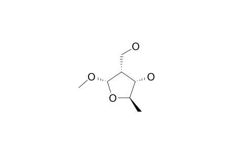 METHYL-2,5-DIDEOXY-2-C-(HYDROXYMETHYL)-ALPHA-D-RIBO-PENTOFURANOSIDE
