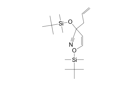 2-(tert-butyl-dimethylsilyl)oxy-2-[(Z)-2-(tert-butyl-dimethylsilyl)oxyethenyl]pent-4-enenitrile