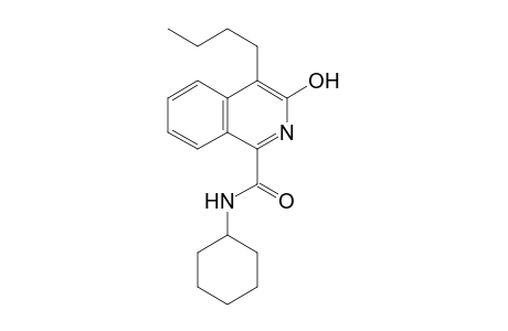 4-Butyl-N-cyclohexyl-3-hydroxyisoquinoline-1-carboxamide