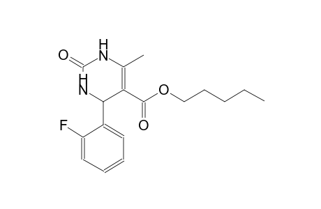 5-pyrimidinecarboxylic acid, 4-(2-fluorophenyl)-1,2,3,4-tetrahydro-6-methyl-2-oxo-, pentyl ester