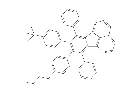8-(4'-n-Butylphenyl)-9-(4"-t-butylphenyl)-7,10-diphenylfluoranthene