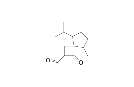 2-Formyl-5-isopropyl-8-methylspiro(3.4)octan-1-one