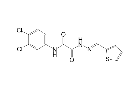 N-(3,4-Dichlorophenyl)-2-oxo-2-[(2E)-2-(2-thienylmethylene)hydrazino]acetamide