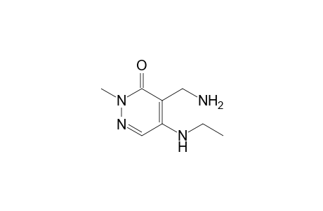 4-(Aminomethyl)-5-(ethylamino)-2-methylpyridazin-3(2H)-one
