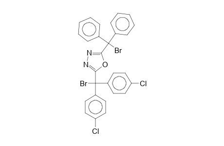 2-Bromodiphenylmethyl-5-bromodi(4-chlorophenyl)methyl-1,3,4-oxadiazole