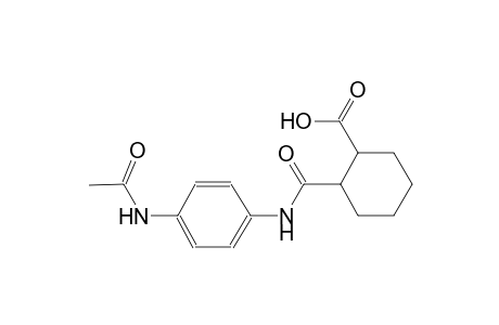 2-{[4-(acetylamino)anilino]carbonyl}cyclohexanecarboxylic acid
