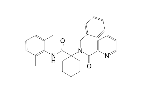2-pyridinecarboxamide, N-[1-[[(2,6-dimethylphenyl)amino]carbonyl]cyclohexyl]-N-(phenylmethyl)-