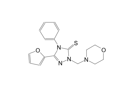 5-(2-furyl)-2-(4-morpholinylmethyl)-4-phenyl-2,4-dihydro-3H-1,2,4-triazole-3-thione