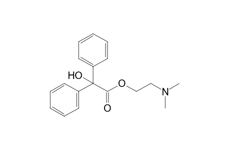 benzilic acid, 2-(dimethylamino)ethyl ester