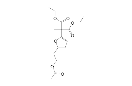 DIETHYL-2-[5-(2-ACETOXYETHYL)-FURAN-2-YL]-2-METHYLMALONATE